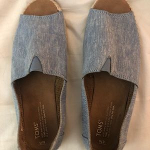 TOMS Open Toe Espadrille